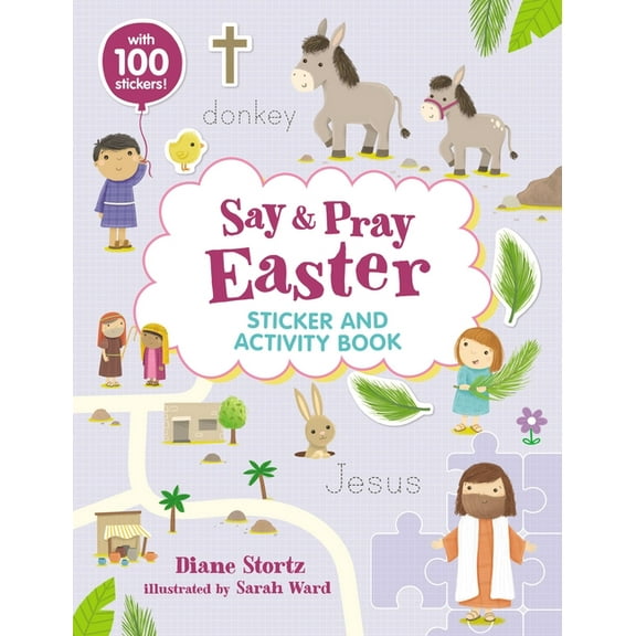 Say and Pray Bible Easter Sticker and Activity Book, (Paperback)