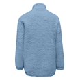 thumbnail image 5 of Fuzzy Sweatshirts for Women 2025 Long Sleeve Half Zip Stand Collared Sweatshirt with Pockets Pullover Tops, 5 of 6