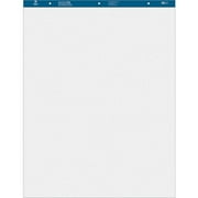 Business Source Standard Easel Pad - 50 Sheets - Plain - 15 lb Basis Weight - 27" x 34" - White Paper - Perforated - 2 / Carton | Bundle of 5