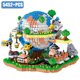 thumbnail image 2 of MOC City 5452 piezas Global Village Mini Size Building Blocks Sets DIY Creative Earth Planet Diamond Bricks Juguetes para niños Regalos, 2 of 5