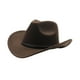 thumbnail image 4 of Sombrero de vaquero occidental sombrero de de estilo retro para festival festivo rol de rol Marrón, 4 of 9