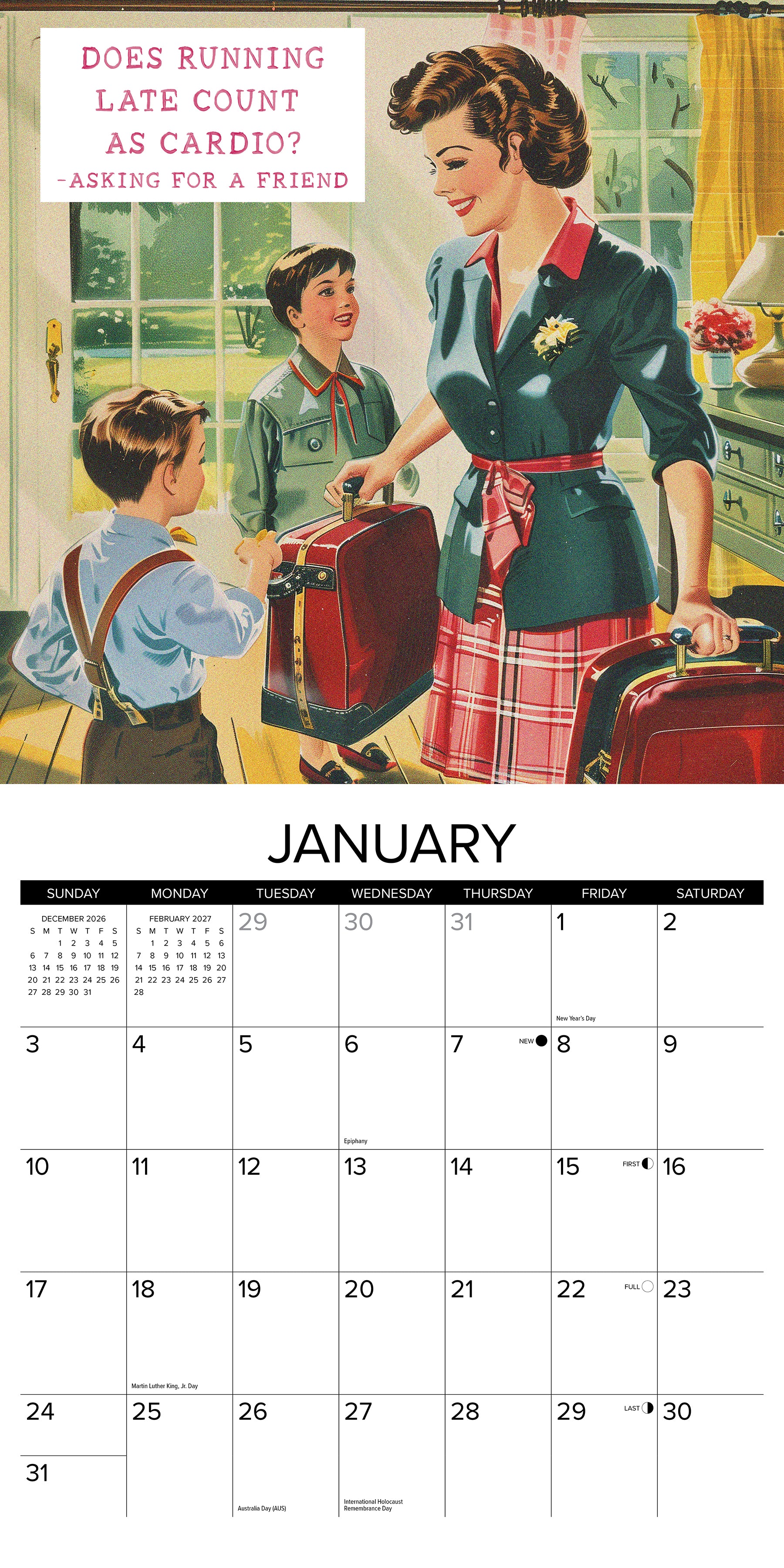 Willow Creek Press, Asking for a Friend 2027 Wall Calendar