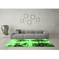 thumbnail image 3 of Ahgly Company Indoor Rectangle Abstract Green Modern Area Rugs, 3' x 5', 3 of 4