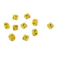 thumbnail image 4 of Juego de 20 dados acrílicos opacos D10 Dados lados para mazmorras y juguetes de Amarillo y morado Sunnimix Dados de acrílico de diez caras, 4 of 8