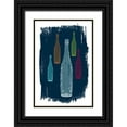 thumbnail image 1 of Murdock, Ramona 17x24 Black Ornate Wood Framed with Double Matting Museum Art Print Titled - Five on Navy, 1 of 4