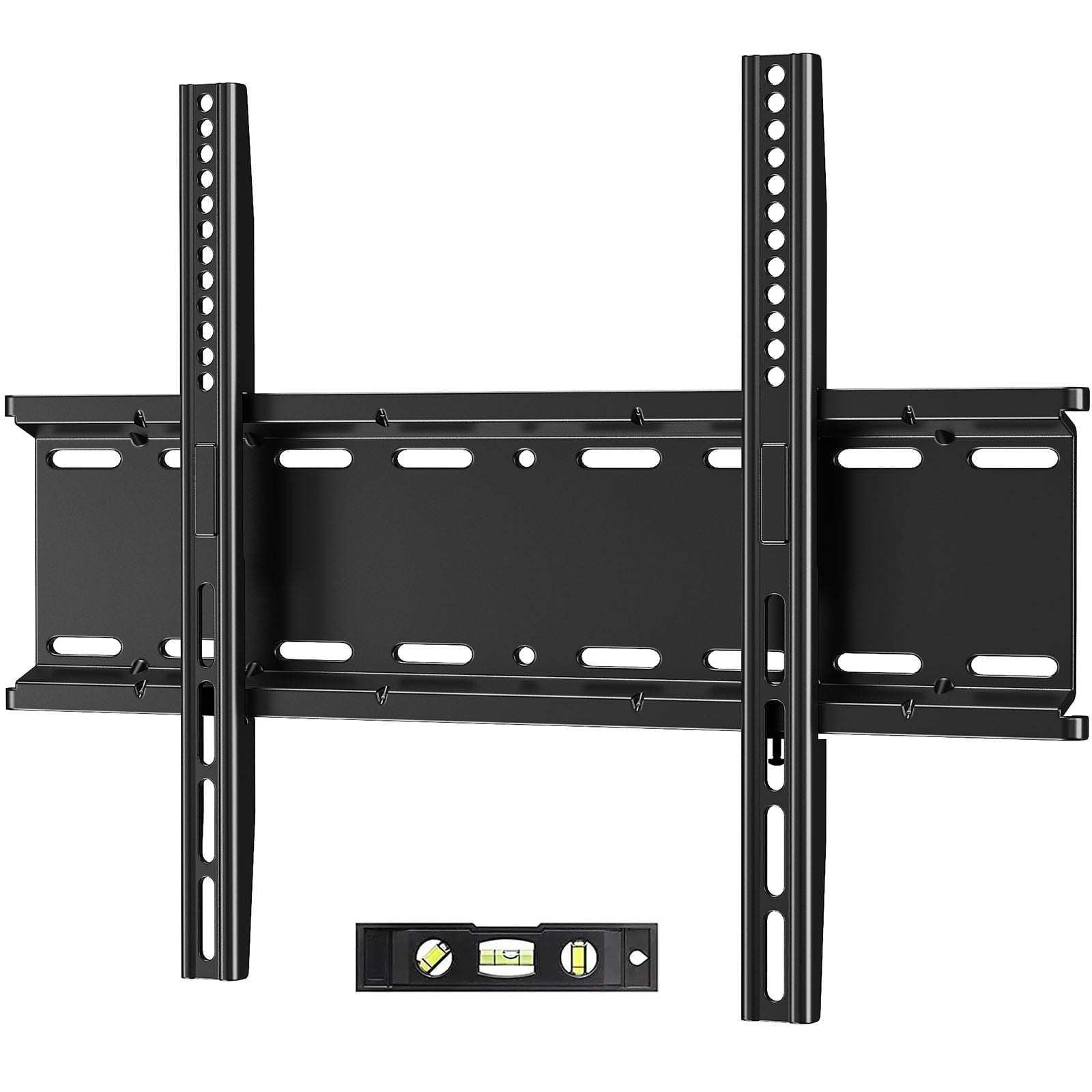 MountFTV Fixed Low Profile TV Mount for 26-60 inch TVs,up to 115 lbs,Ultra Slim TV Wall Mount Bracket,Max 400 x 400mm, Fit 8",12",16" Wood Stud