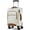 OffWhite-Brown-White, variant on LOVEVOOK Carry On Luggage 22x14x9 Airline Approved, 20 Inch Soft side Suitcases with Wheels, Lightweight Spinner Carry on Suitcase with TSA Lock, Water-Resistant Large Capacity Luggage for Travel