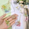 thumbnail image 3 of 6Pcs 6 Colors Mobile Phone Charms Smart Phone Plug Charm Acrylic Plastic Pink Green Yellow Flowers Imitation Pearl Beads Dustproof Plug Charms, 3 of 7