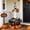 Black, variant on BUDAO00 Cow Print Porch Goose Outfit Set, 23 Inch Bathrobe Goose Clothes with Hair Rollers, Donut and Toilet Paper Props for Lawn Goose Statue, Front Porch, Yard, Garden and Patio Decor