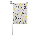 thumbnail image 1 of NUDECOR Geometric Pattern Black and White Form Triangle Line Circle Hipster Garden Flag Decorative Flag House Banner 12x18 inch, 1 of 2