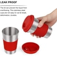 thumbnail image 4 of 16 oz Children Kids Stainless Steel Cups with Lids, Straws, Sleeves and Brush, 6 Pack, 4 of 7