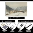 thumbnail image 2 of Vintage Victorian City Winter Scene Art Poster TV Classic Snow Scene Oil Painting Style Wall Decor Art Decoration, 2 of 8