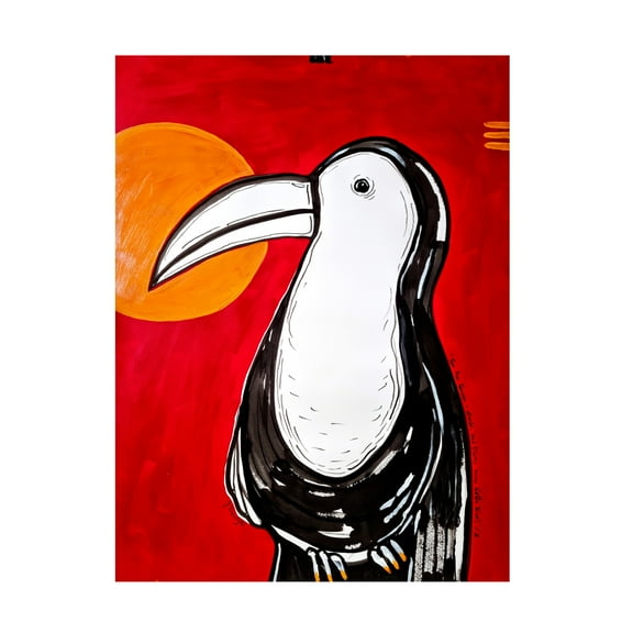 Trademark Fine Art Julija Belickien? Toucan it seems that God was in Costa Rica Canvas Wall Art