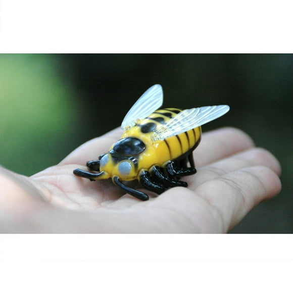 Mini Bugs Toys Simulation Ladybug Toys Kids Electronic Insects Toy [Yuexinghui] Untreated Intellectual Property Outdoor Activity Educational Toys Simulation  Electric Toys Yellow