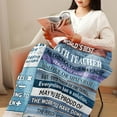 thumbnail image 4 of Math Teacher Gift, Math Teacher Blanket, Math Gifts, Math Teacher Appreciation Gifts, Retirement Gift for Math Teacher, Math Teacher Birthday Gifts Throw Blankets 50x60, 4 of 6