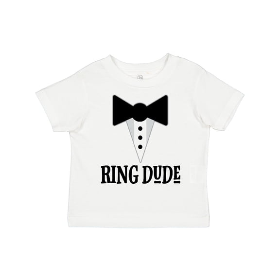 Inktastic Ring Dude Ringbearer Bridal Party Wedding Boys Toddler T-Shirt