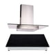 thumbnail image 1 of Campana de cocina de pared de acero inoxidable 90cm Telux + Parrilla eléctrica de inducción 4 quemadores 60cm Kepler, 1 of 4