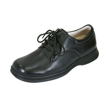 24 HOUR COMFORT Tim Wide Width Comfort Shoes For Work and Casual Attire BLACK 9