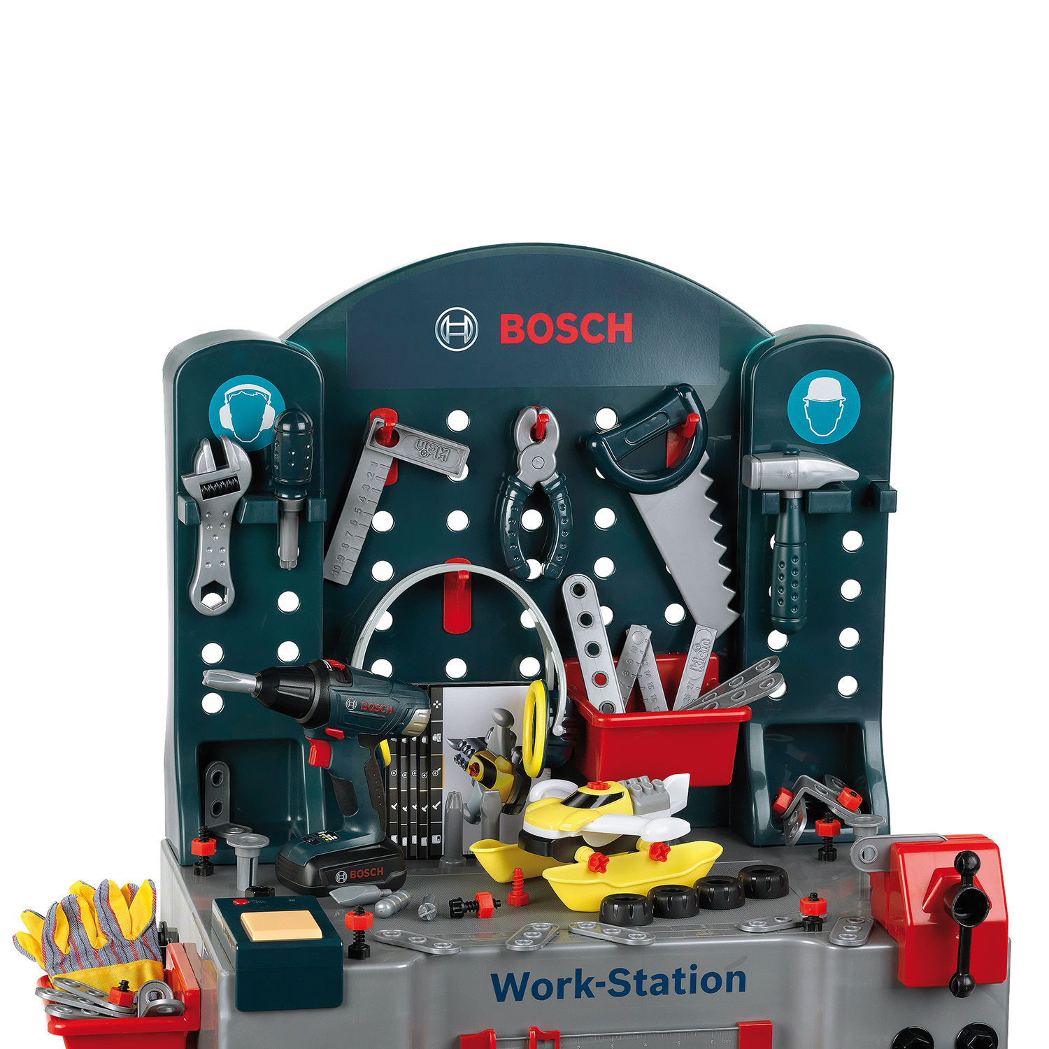 Theo Klein Bosch Jumbo Work Station Workbench DIY Children's Toy Toolset - image 2 of 6