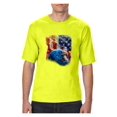 thumbnail image 1 of "Mens and Big Mens American Flag 4th of July T-Shirt, up to size 3XLT", 1 of 5