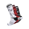 thumbnail image 2 of Athletic Works Boys Printed Crew Socks, 3-Pack Sock Shoe Size (4-8.5) - L (3-9), 2 of 6
