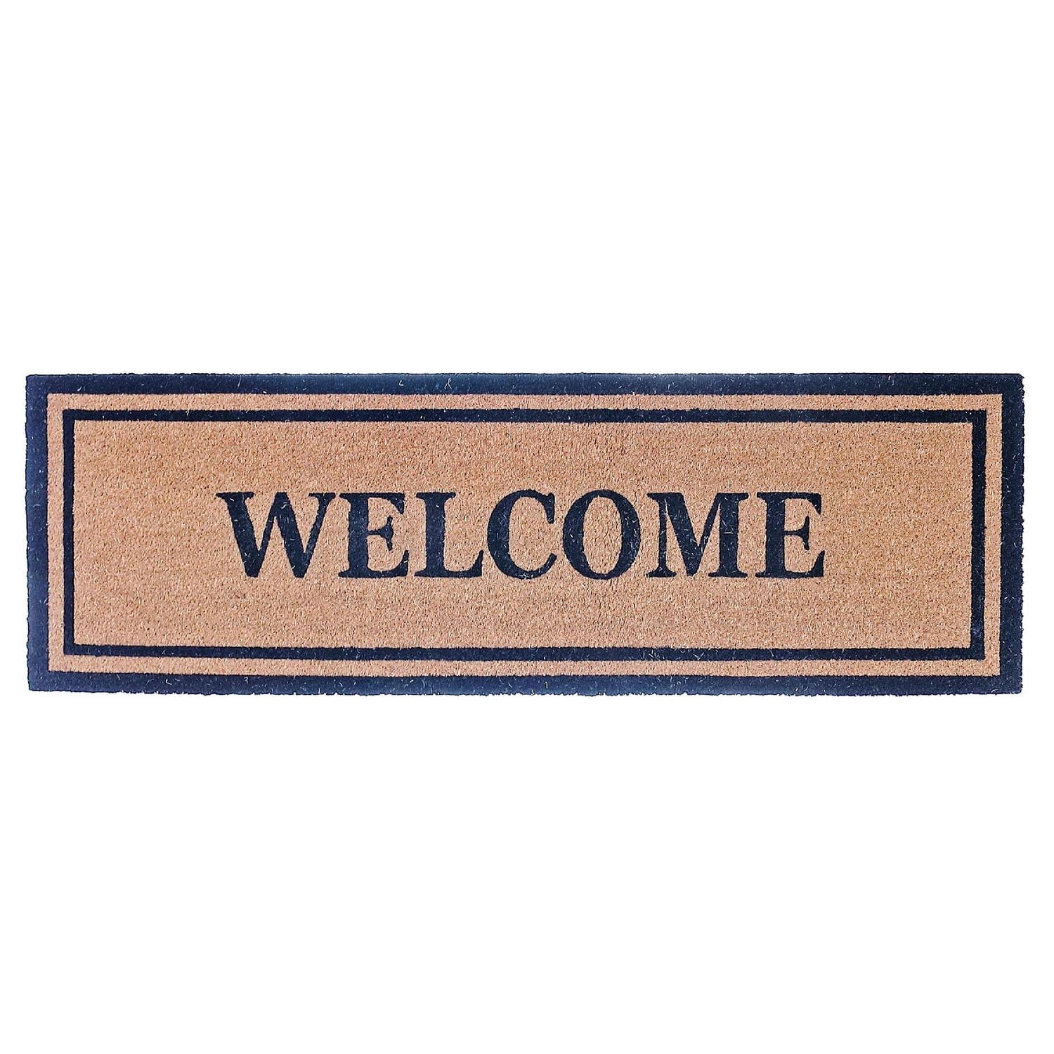 IH Casa Decor Natural Fibers Door Mat Welcome 16 X 48