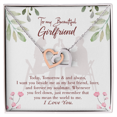 thumbnail image 2 of To My Girlfriend Forever my Soulmate Inseparable Necklace, 2 of 7