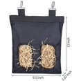 thumbnail image 3 of Bolsa de comedero de heno de conejo, almacenamiento de comedero de heno, tela Oxford, negro Kuyhfg Bienvenido a Kuyhfg, 3 of 3