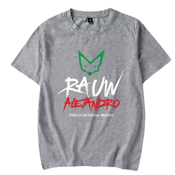 Rauw Alejandro Merch T-shirt Short Sleeve Men Women Streetwear Logo Printed Top Tee T Shirt