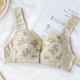 thumbnail image 3 of Fitness Lingerie for Women Sexy Lace Front Buckle Print Underwear Sleeveless Lace Plus Size Bra Panties My Shopping Cart Display Beige 5XL, 3 of 4