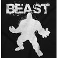 thumbnail image 2 of Beast Gym Fitness Meathead Men's Big & Tall Graphic Hoodie Brisco Brands 5X, 2 of 5