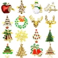 thumbnail image 3 of Hebilla de servilleta Anillo de Navidad Juego de árbol de Navidad Alce Copo de nieve de metal Hebilla de servilleta Anillo de metal Anillo de tela, 3 of 6