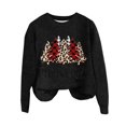 thumbnail image 5 of Zhanying Chandails Amusants pour Femmes Col Rond Rassemblement des Fêtes Chandail des Fêtes Laid Chandail de Noël Doux Doublé en Molleton pour Femmes, 5 of 5