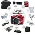 thumbnail image 3 of Kodak PIXPRO AZ421 Digital Camera (Red) Bundle + 16GB Memory SD Card + Case, 3 of 4
