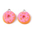 thumbnail image 3 of 20Pcs Resin & Handmade Polymer Clay Pendants with Platinum Tone Iron Loops Imitation Mixed Color 17~49x9~21.5x4.2~10mm Hole: 2~3mm, 3 of 5