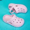 thumbnail image 3 of Ticikt Kids Boys Girls Classic Camo Beach Clogs | Lightweight Water Sandals - Quick-Dry Non- Light and Durable (Little Kid/Big Kid),Color:Pink,Size:2-3 Years, 3 of 10