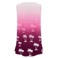 thumbnail image 3 of Generic Women Plus Size Tank Tops Trendy Casual Crew Neck Comfy Loose Cami Tops Hawaiian Tropical Print Sleeveless Shirts, 3 of 4