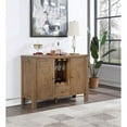 thumbnail image 6 of DN01133 - Server, Gray Fabric, Rustic Brown & Oak Finish - Pascaline, 6 of 7
