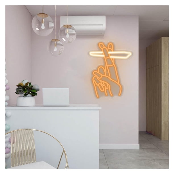 Letrero De Neón Para Decoración De Uñas, Ideal Para Salón De Belleza, Decoración De Pared Del Hogar, Con Luz Regulable De 38cmx50cm