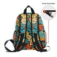 thumbnail image 5 of FORMRS School Backpack with Front Zippered Pocket 12" Student Travel Daypack, Blooming Flowers, 5 of 6