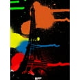 thumbnail image 4 of Stephen Chambers 25x32 Gold Ornate Wood Framed With Double Matting Wall Art Titled - Eiffel 5, 4 of 6