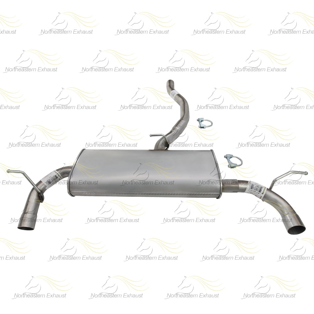 Northeastern Exhaust Stainless Steel Exhaust Extension Pipe & Muffler Kit Fits 2012–2014 Ford Edge 2.0L & 2011–2014 Ford Edge 3.5L – Direct Fit