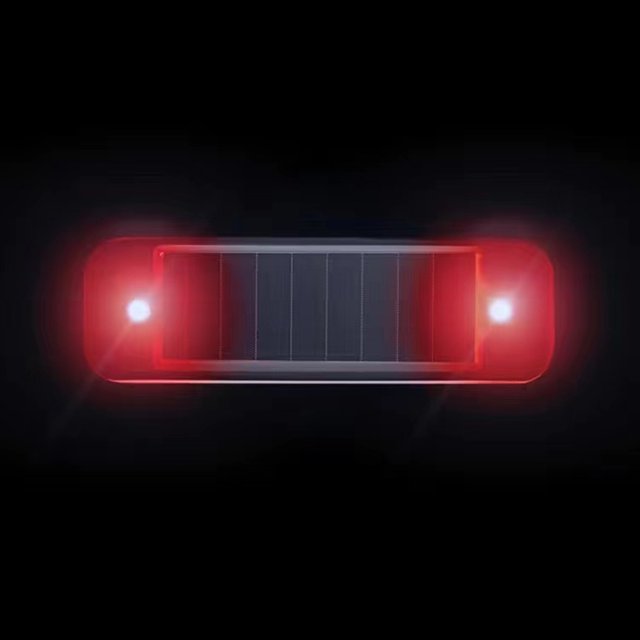 From Xiao Bei strict selection Mini LED Solar Power Car Warning Light Night Security Simulated Alarm Wireless Anti-Theft Caution Lamp Flashing Dummy Alarm Lamp