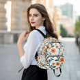 thumbnail image 6 of FORMRS Mini Backpack Purse for Women Travel Daypack Casual Shoulder Bag, Flowers Pattern, 6 of 7