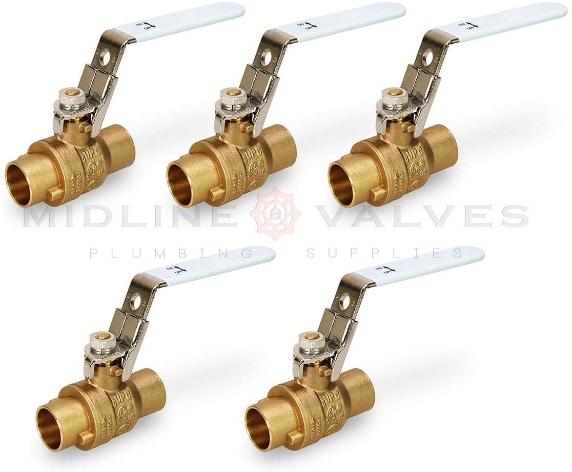 25mm Split Ends Full Port Plumbing PVC Pipe Connect Ball Valve Quick Adapter 