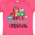 thumbnail image 4 of Inktastic Have a Mermaid Christmas with Crab and Seashell Boys or Girls Baby Bodysuit, 4 of 5