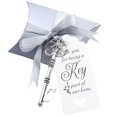thumbnail image 3 of 60 abridores de botellas, recuerdos de boda de invitados, abridores de botellas con llaves retro, regalos de boda, abridores de botellas con tarjetas de etiqueta de pareja y llaveros (plata) Shuxiu Wang  9024719204543, 3 of 5