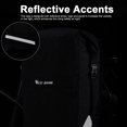 thumbnail image 4 of 2-in-1 Bicycle Rear Rack Bag 17L-29L Waterproof Cycling Bike Trunk Bag with Shoulder Straps Bike Luggage Bag Backpack, 4 of 8