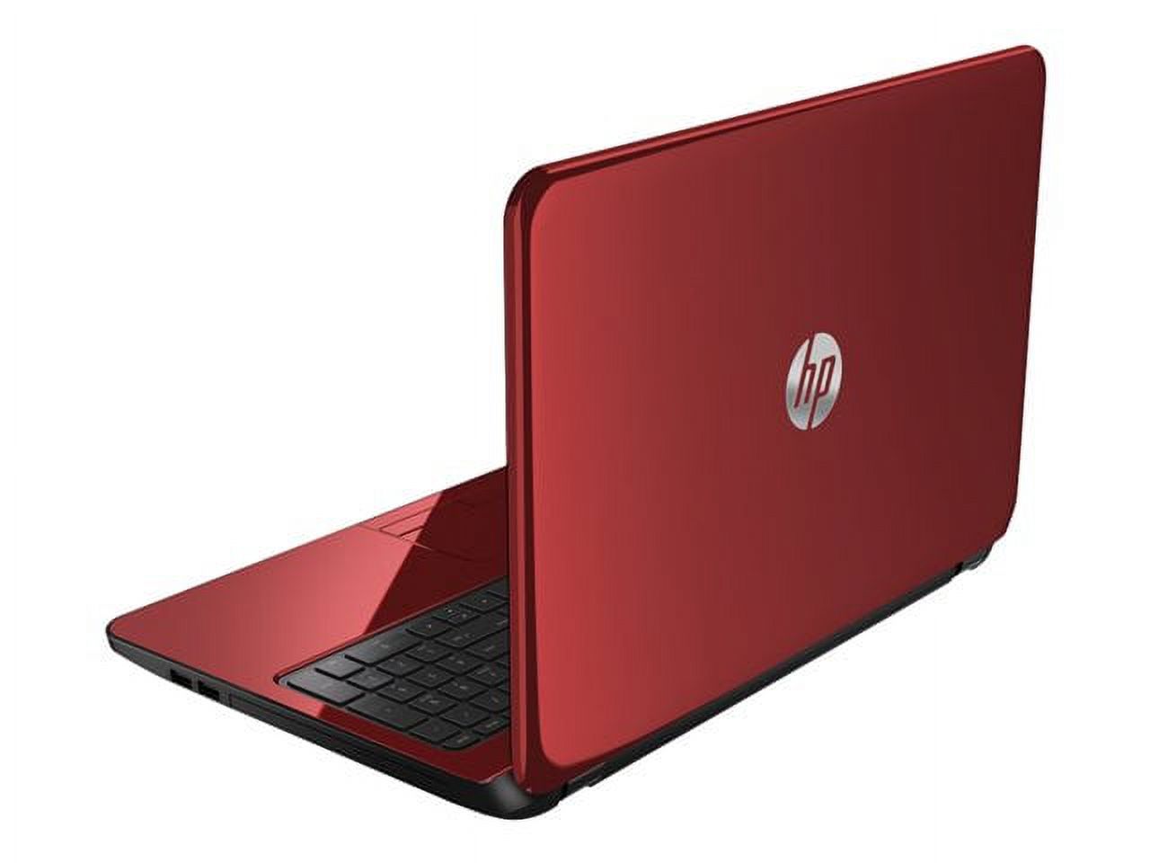HP Laptop 15-R132wm - Intel Pentium N3540 / 2.16 GHz - Win 8.1 64-bit - HD Graphics - 4 GB RAM - 500 GB HDD - DVD SuperMulti - 15.6" 1366 x 768 (HD) - flyer red - image 4 of 7