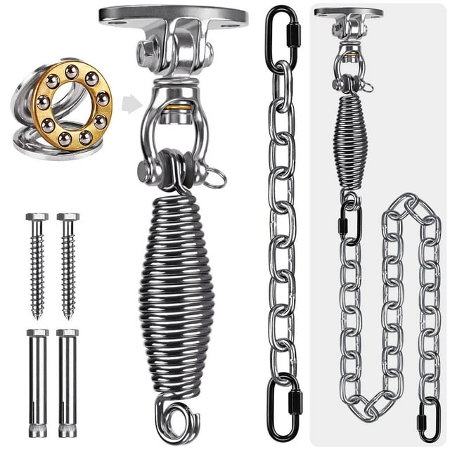 Kit para colgar hamacas SELEWARE, acero inoxidable, 1200 libras